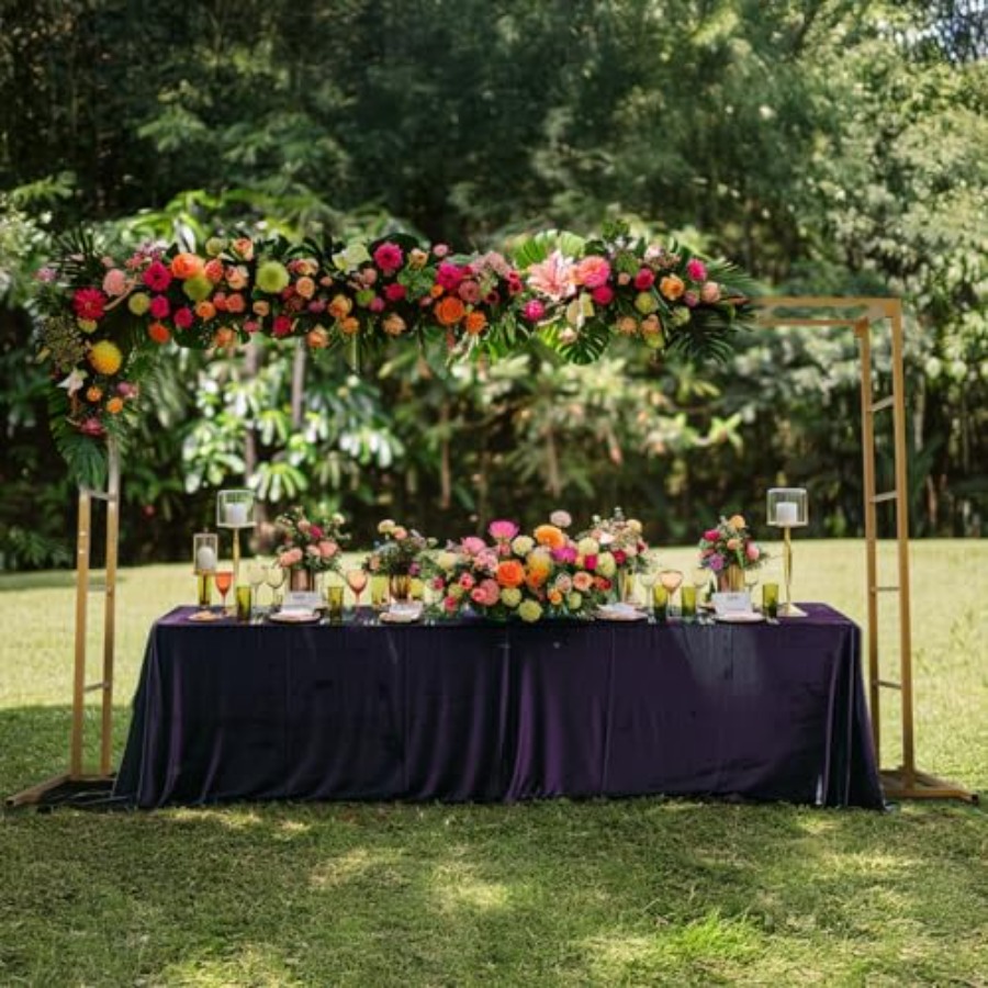Photo Booth Frame - Trouwboog voor ceremonie, receptie, fotobooth: gouden