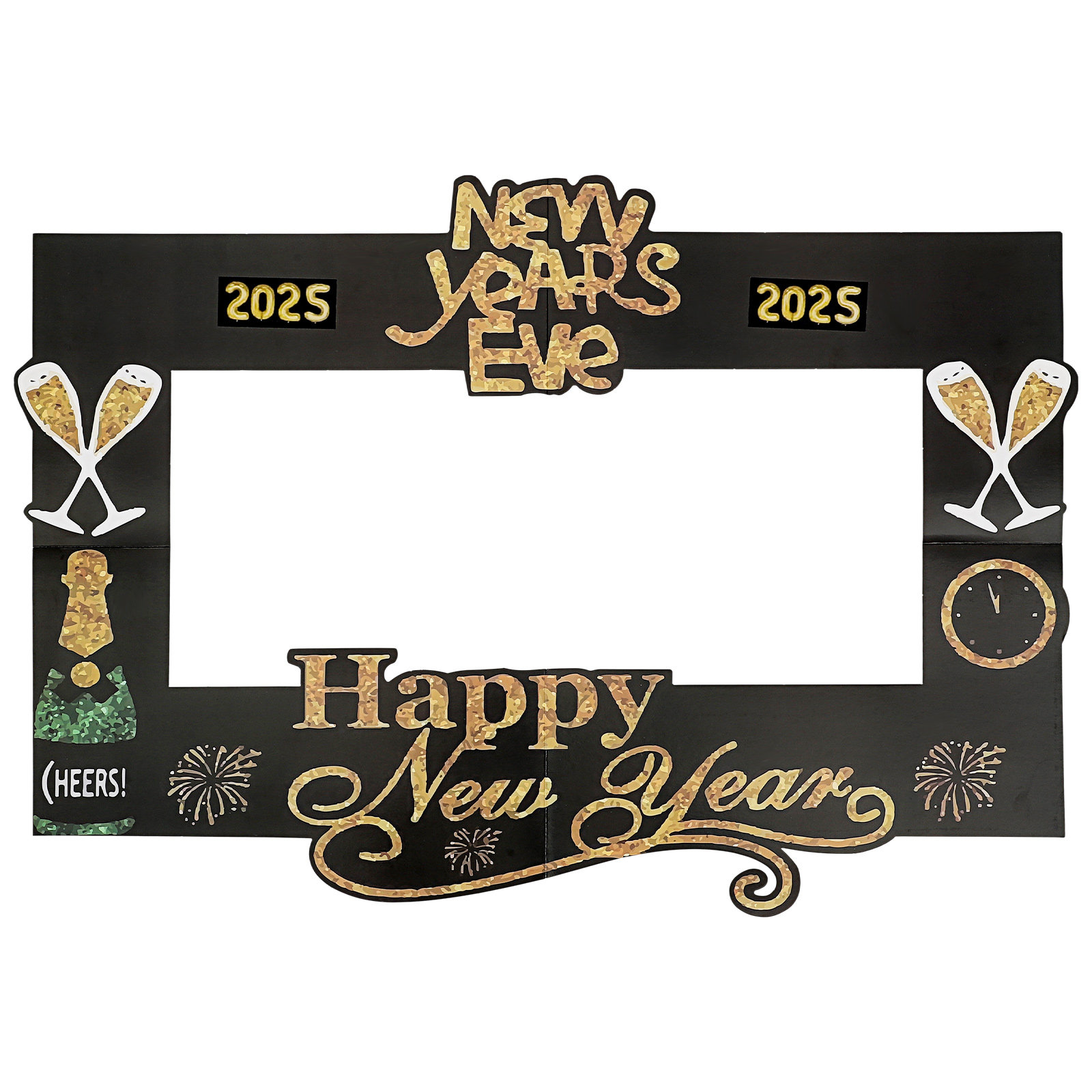 2025 Nieuwjaarsfoto-rekwisiet  - Photo Booth Frame recensie en prijs